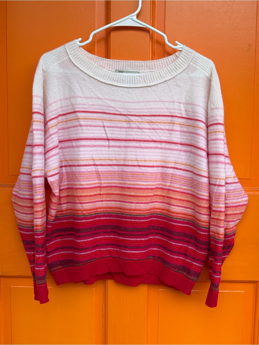 Anthropologie Saturday/Sunday Emmeline Striped Ombre Cashmere Sweater